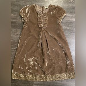 MINI BODEN GIRLS VELVET DRESS
